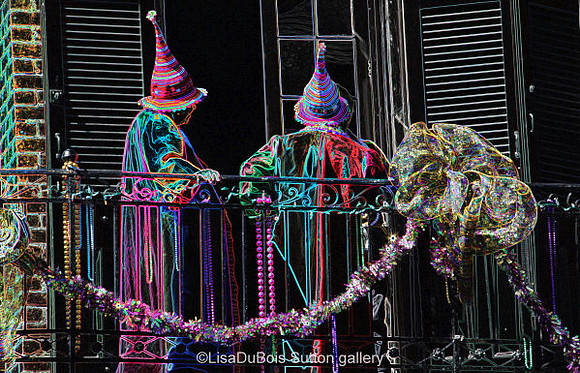 Paraders on Balcony